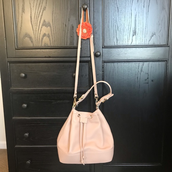 ALL 5* SELLER NEW Italy ANDREANO pink leather bag! - Picture 2 of 8